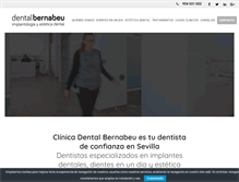 Tablet Screenshot of dentalbernabeu.com